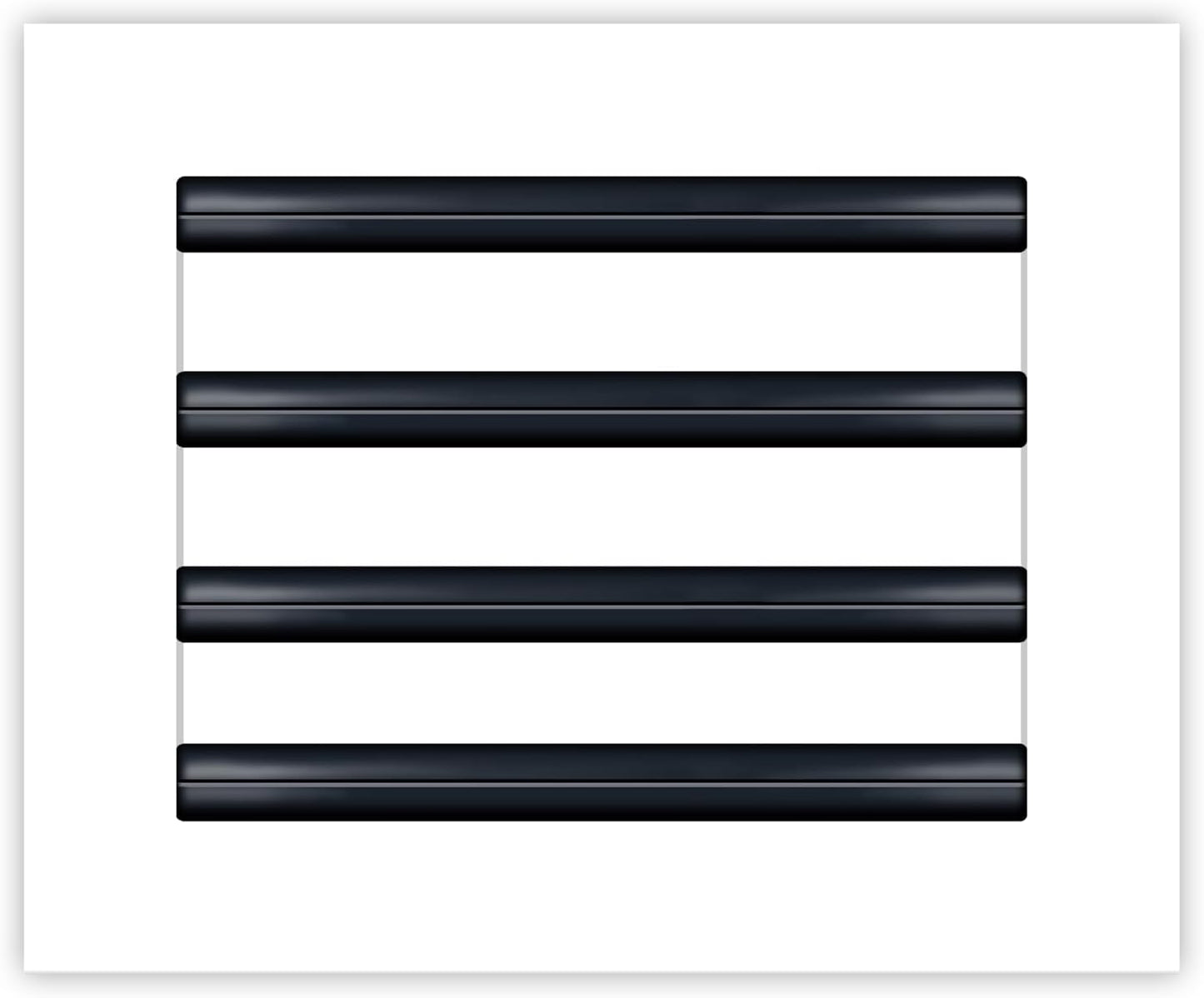 Modern 10x8 White AC Vent Cover - Decorative Air Vent Grille