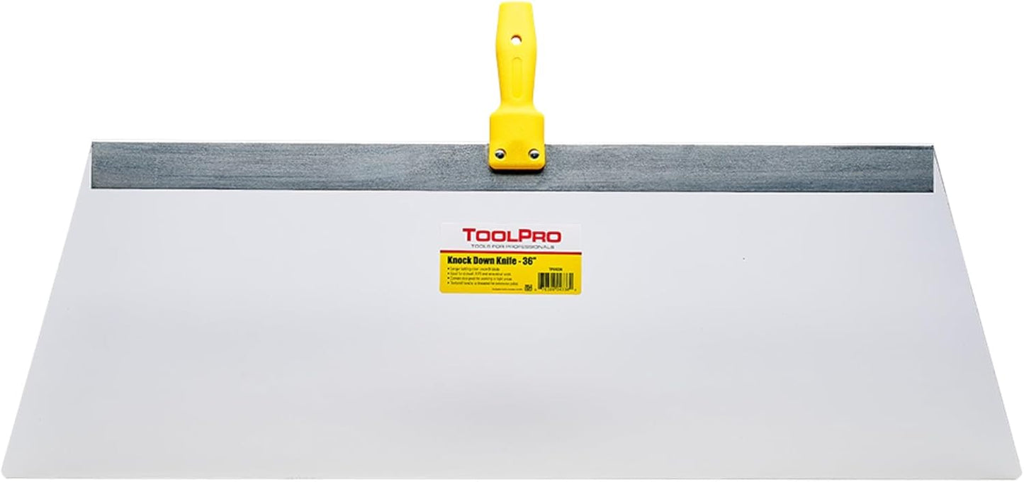 ToolPro Professional Grade Knockdown Knife for Drywall Finishing