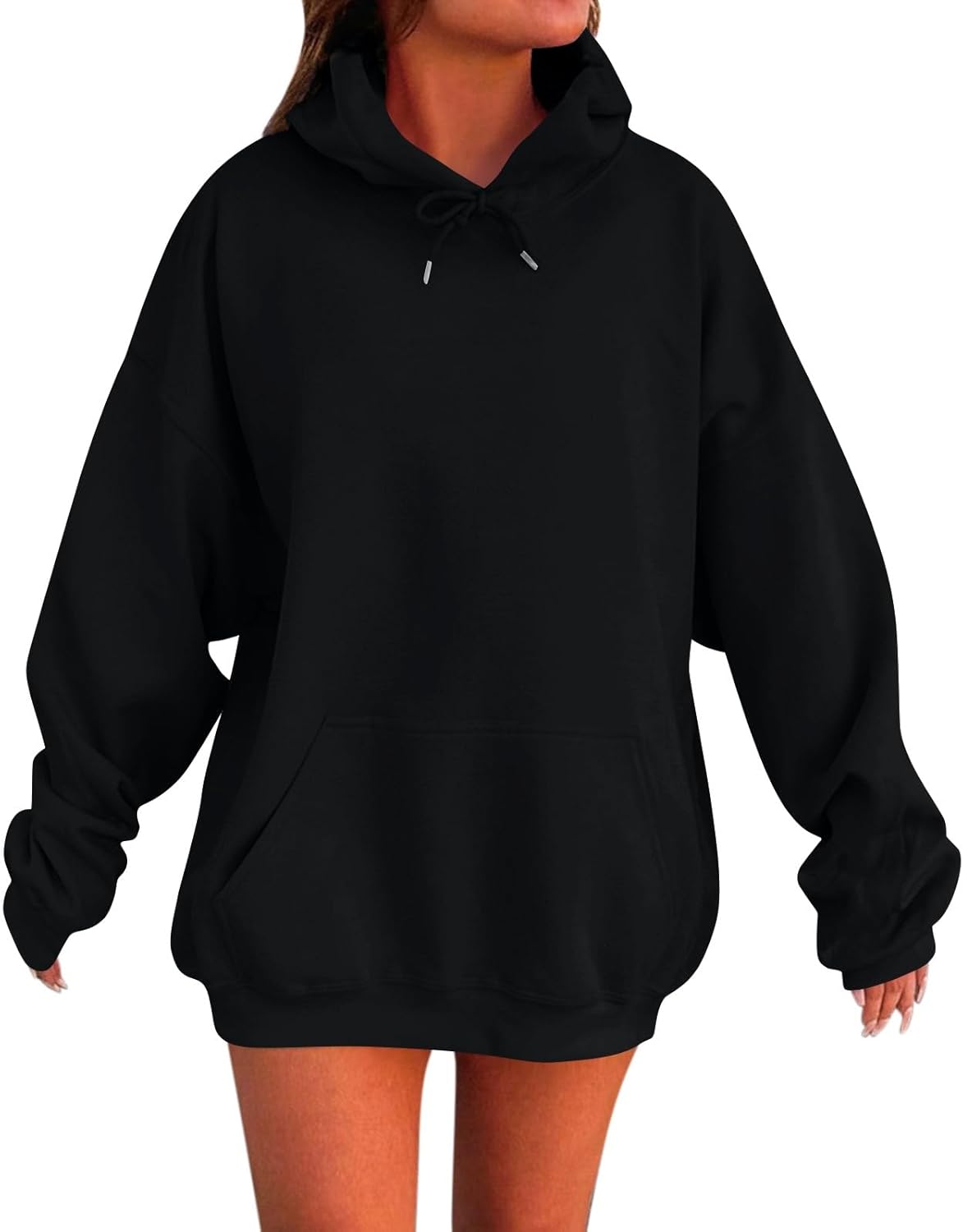 Comfy Plus Size Hoodie with Pockets - Trendy Oversized Fit