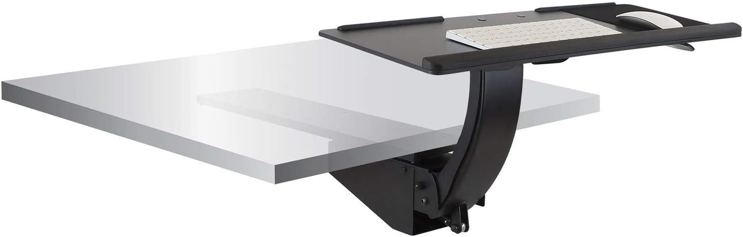 Height Adjustable Sit-Stand Keyboard Tray by Mount-It! | Full Motion Design