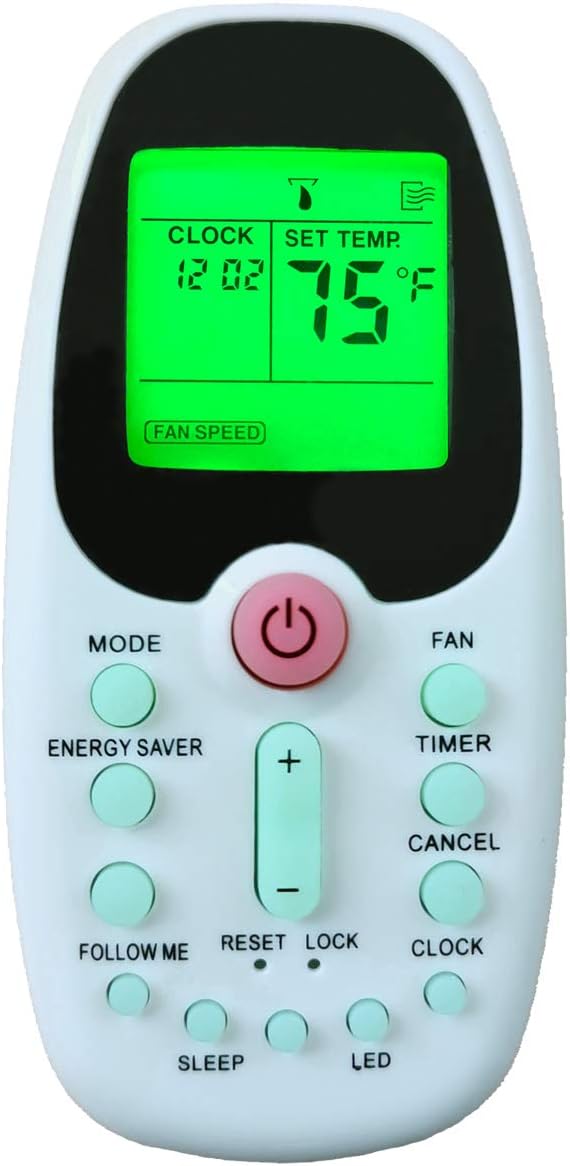 Midea AC Remote Control Replacement - RCECAOSHAN