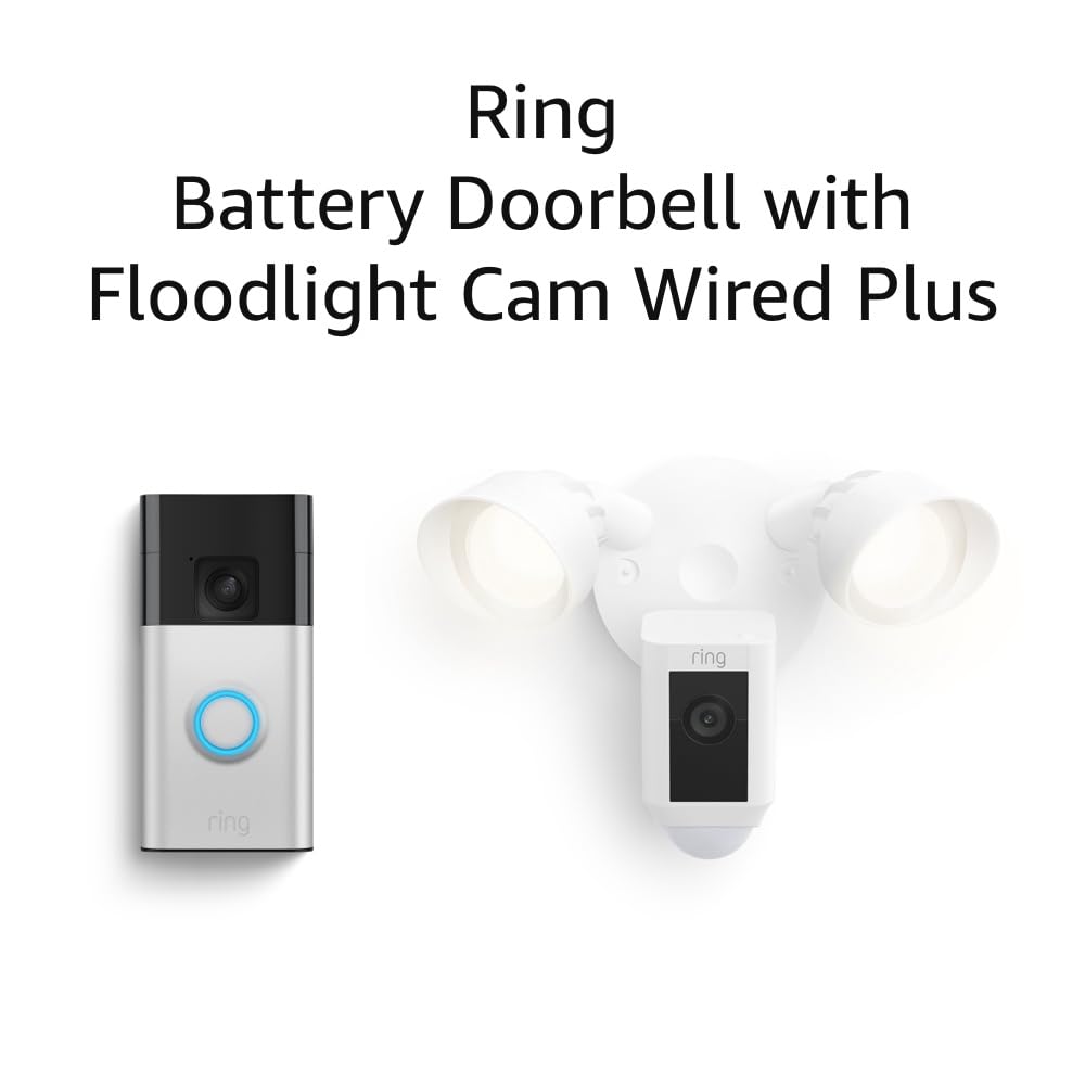 Enhanced Security Bundle: Ring Doorbell & Floodlight Cam
