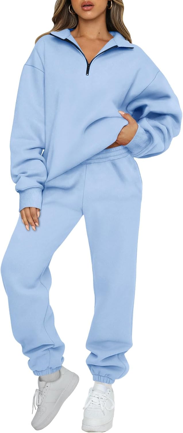 Stylish AUTOMET Women's Sweatsuits for Cozy Fall Outings