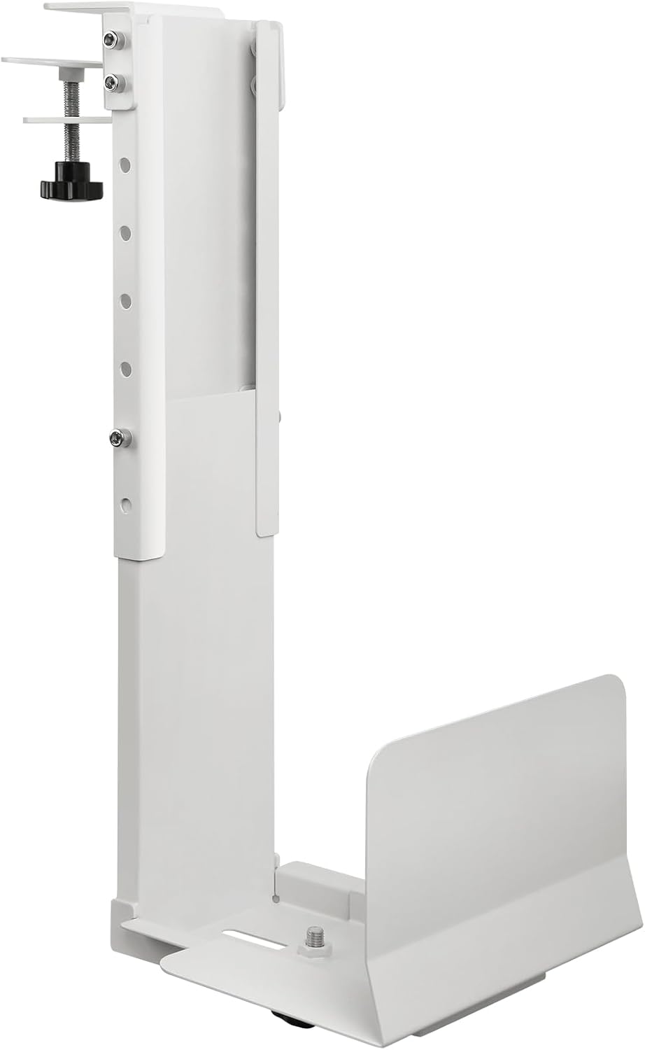 Adjustable Clamp Mount On Desk for PC Tower - Heavy Duty Holder