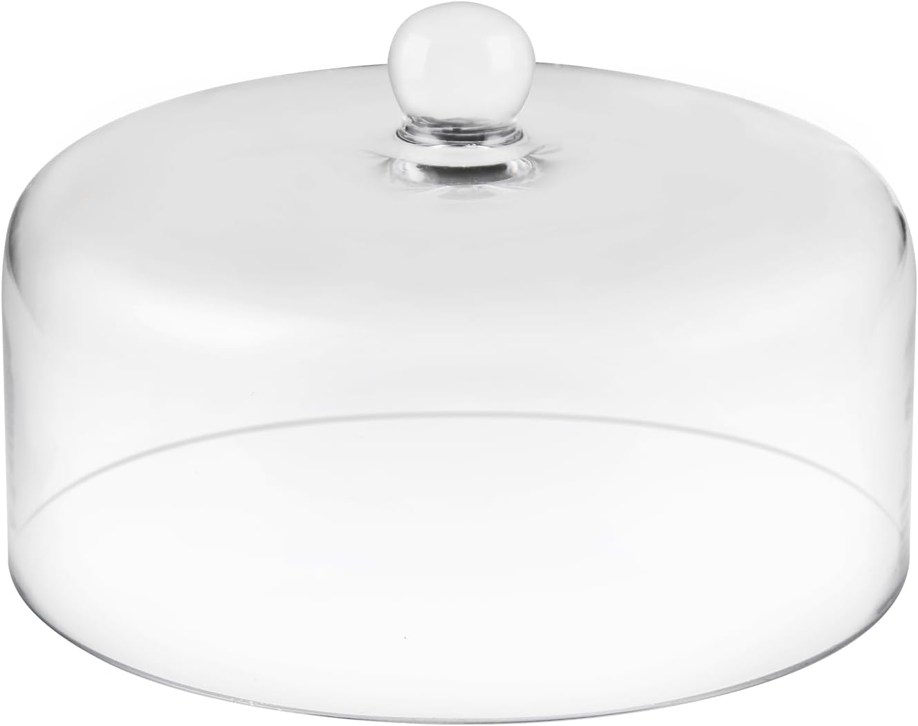 9.6 Wide Handmade Sturdy Glass Cake Dome for Elegant Displays