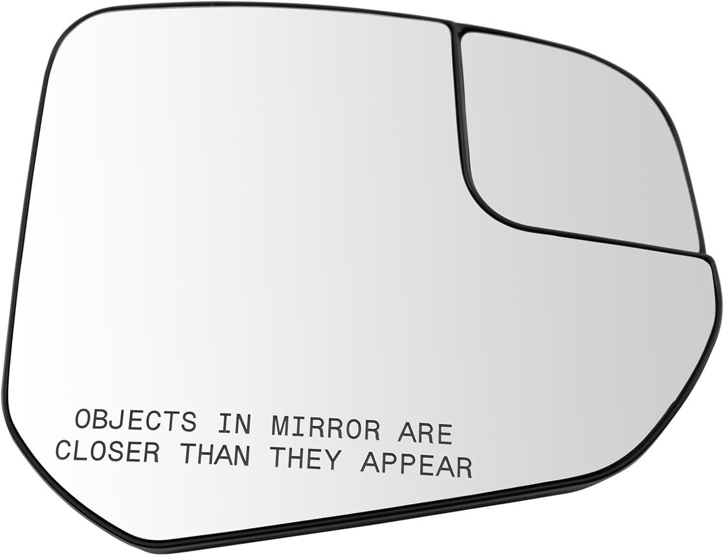 TRQ Passenger Side Mirror Glass for 2014-2018 Ford Transit Connect