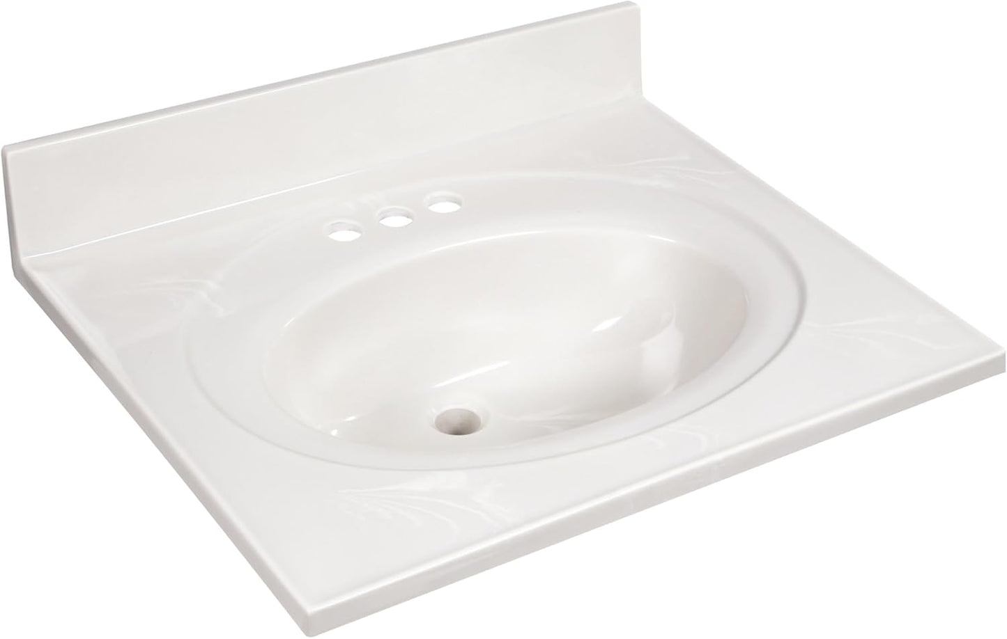 Design House Cultured Marble Vanity Top with Integrated Sink