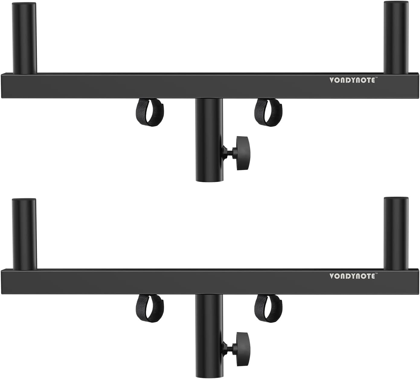 Dual Speaker Pole Mount Bracket Adapter Set for Loudspeakers
