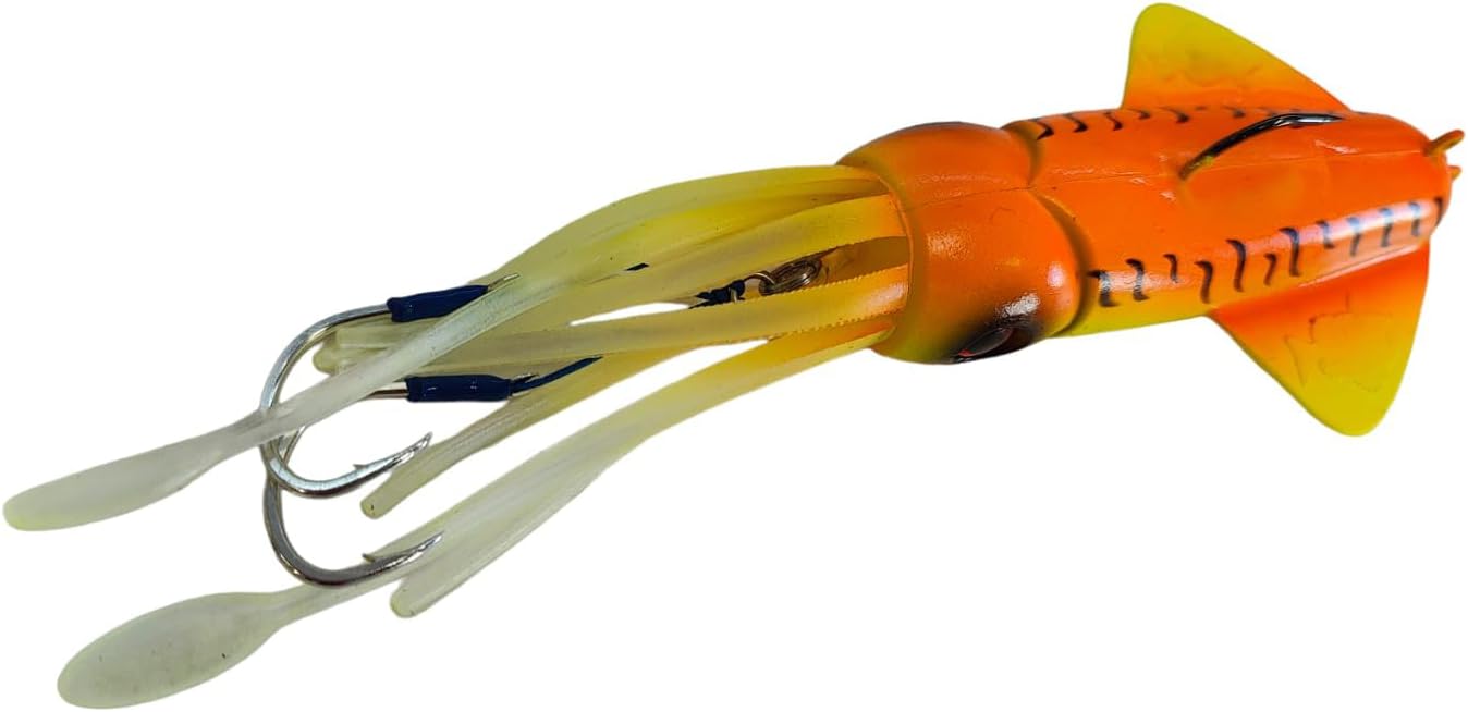 Vertical Trolling PVC Squid - Catch More Fish!
