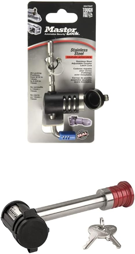 Master Lock Trailer Lock for Secure Vehicle and Trailer Protection