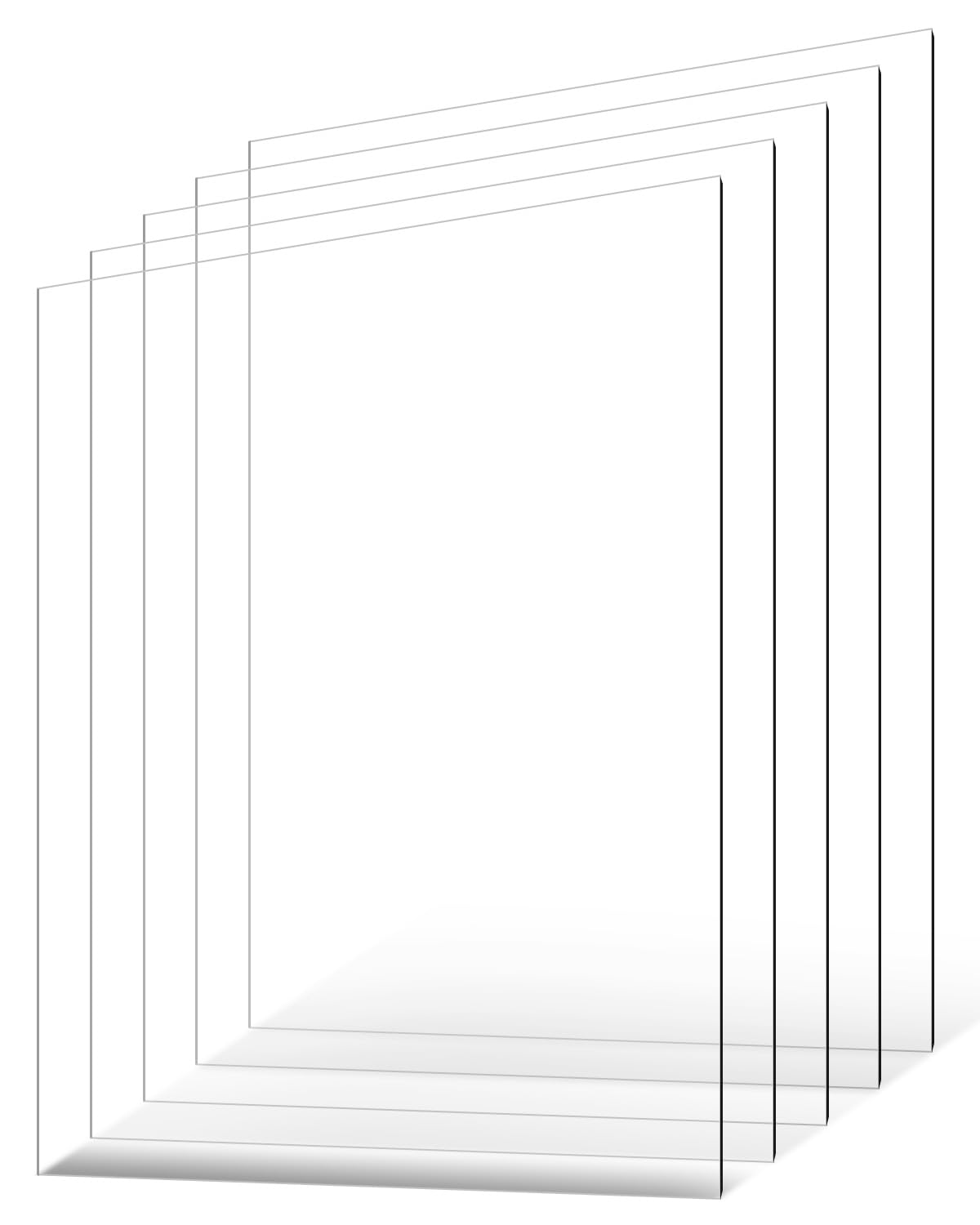 VEVOR PET Sheets 24 x 36 Inch Clear Plastic for Craft Projects