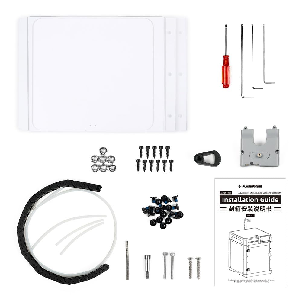 FLASHFORGE Adventurer 5M 3D Printer Enclosure Kit for Quiet Printing