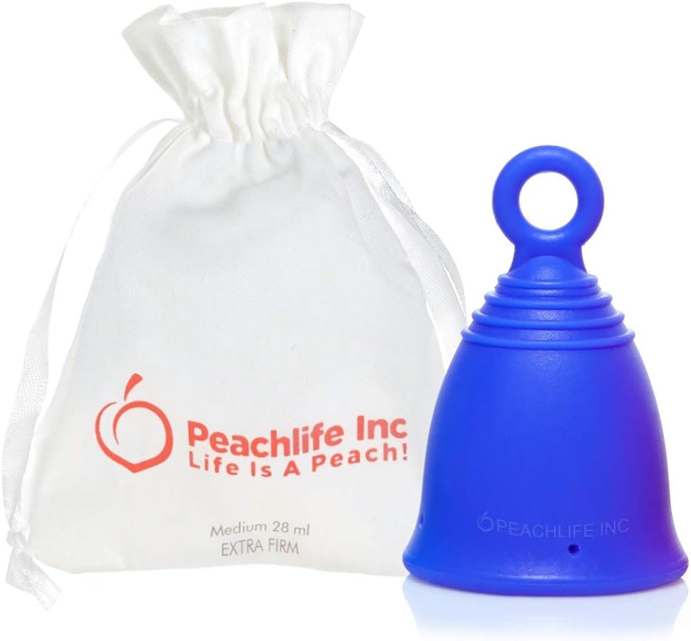 Reusable Medium Menstrual Cup - Extra Firm Peachcup by Peachlife
