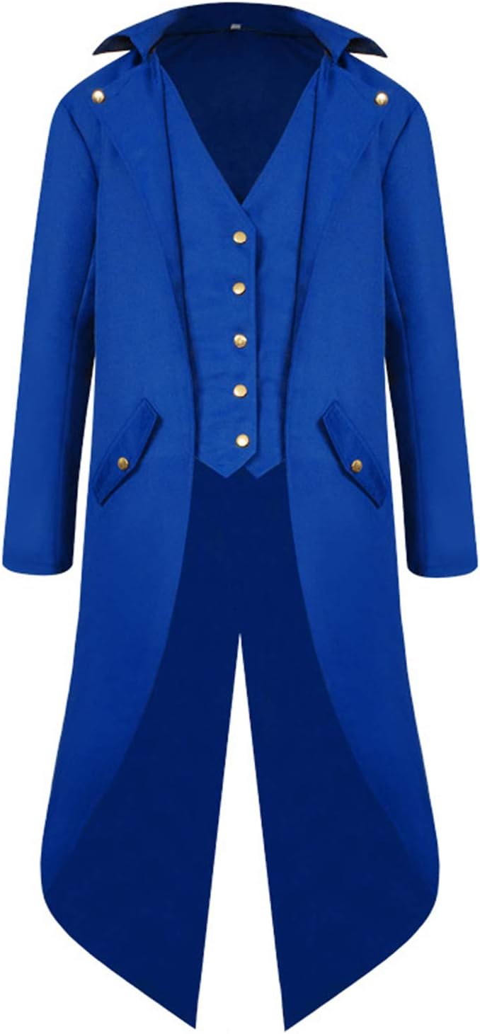 Renaissance Steampunk Tailcoat for Men - Perfect Halloween Costume