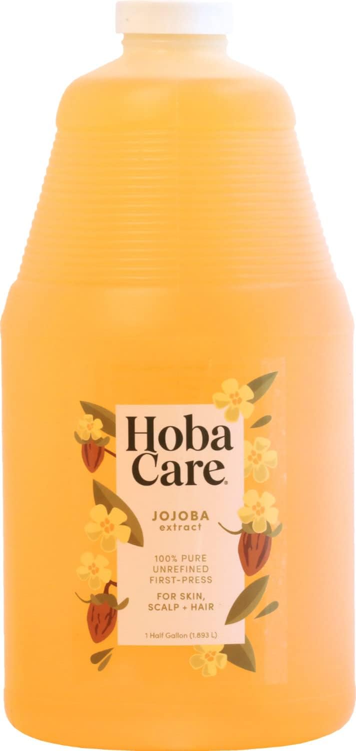 Natural Jojoba Oil Bulk - 100% Pure Unrefined Carrier Oil