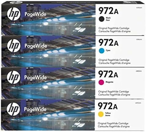HP 972A Original PageWide Cartridge 4-Color Set for Quality Prints