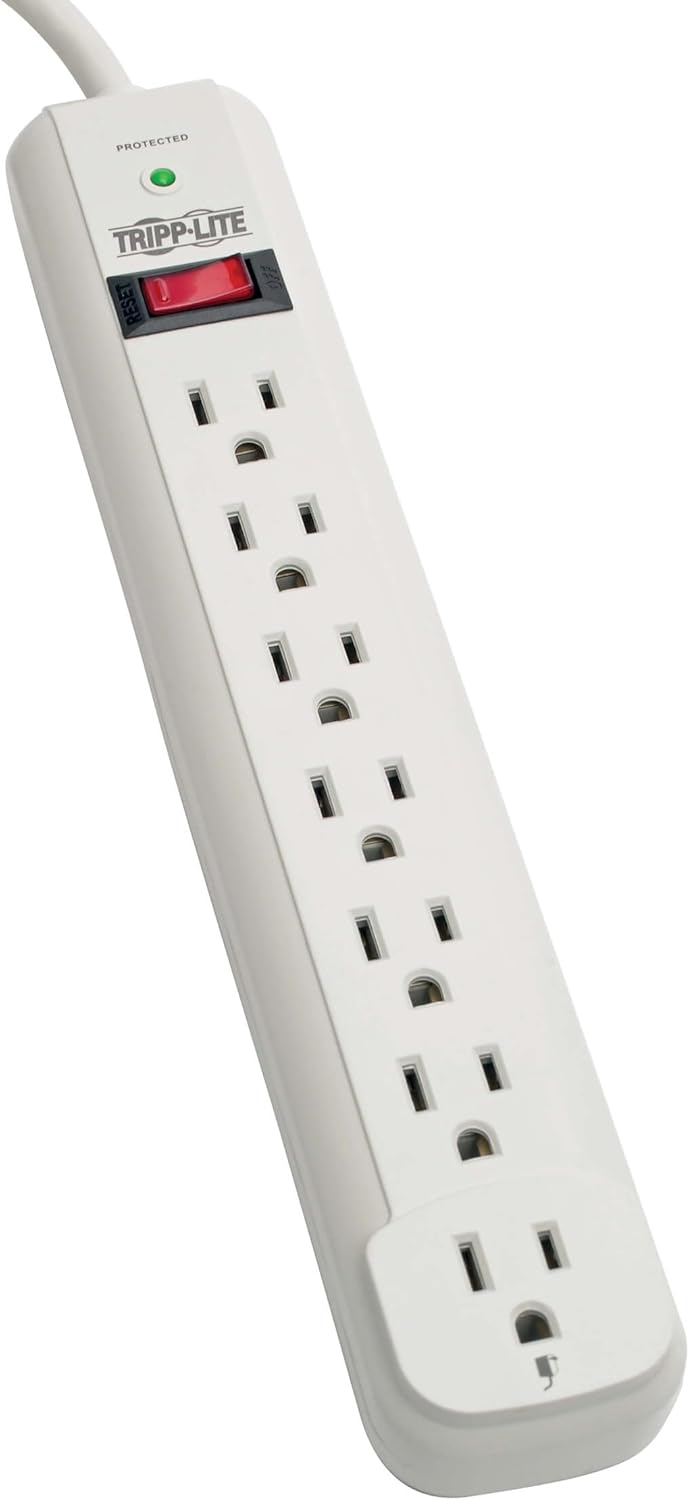 Tripp Lite 7 Outlet Surge Protector Power Strip with 6ft Cord