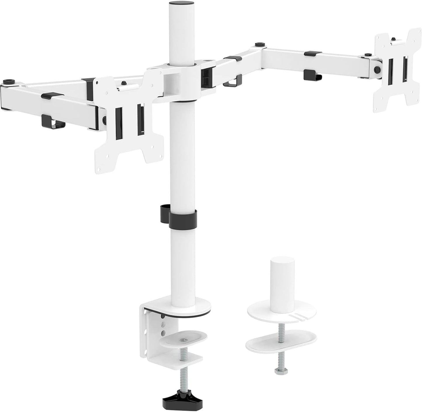 WALI Dual LCD Monitor Adjustable Desk Mount for 27 inch Screens