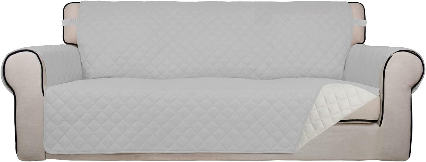 PureFit Reversible Quilted Sofa Cover for Pets and Kids