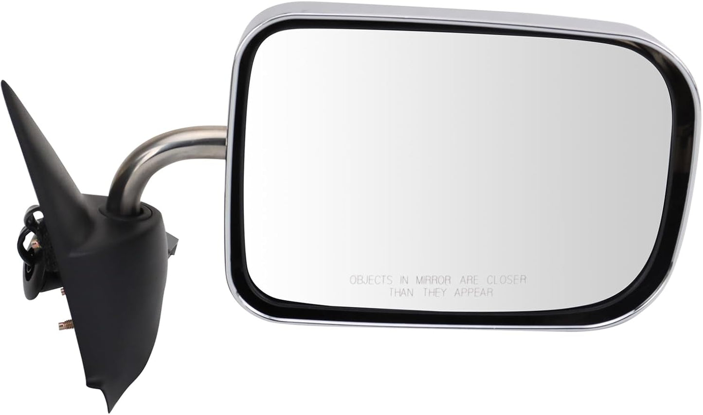 TRQ Passenger Side View Mirror for Dodge Ram Trucks