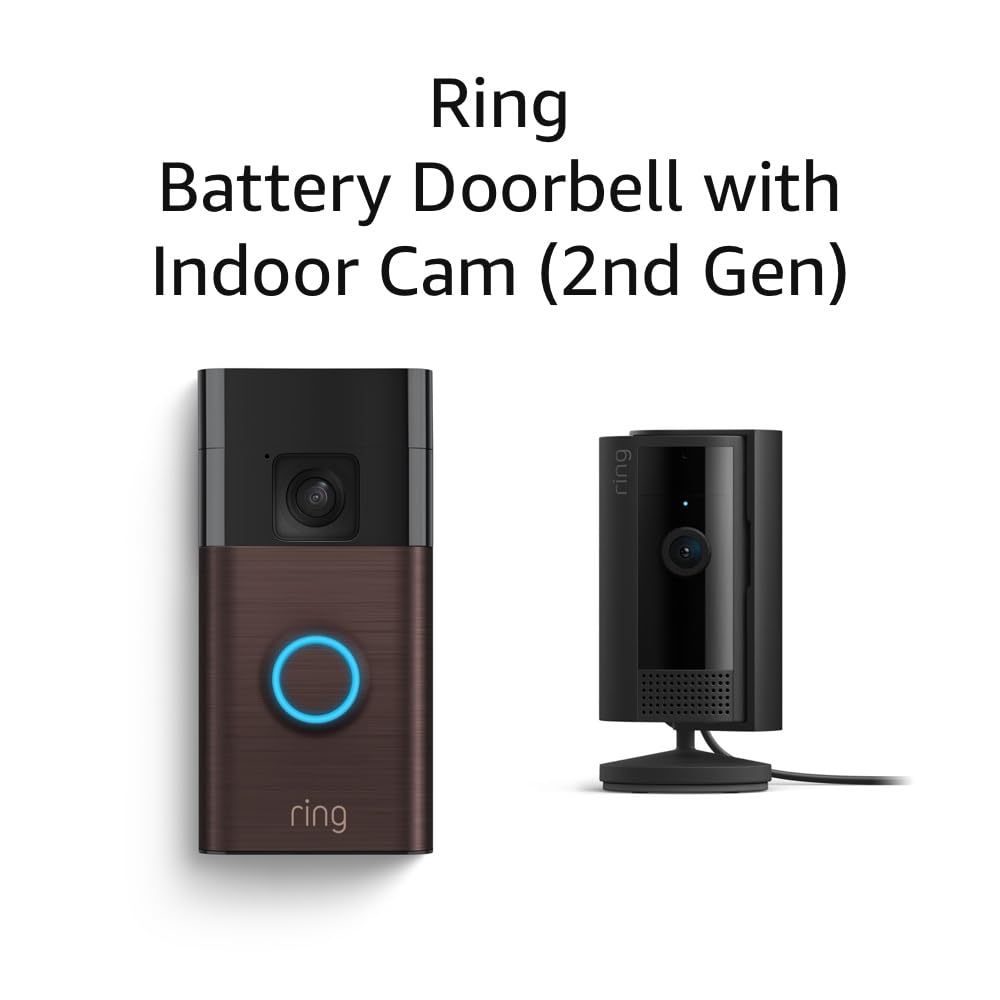 Ultimate Security Bundle: Ring Doorbell & Indoor Cam