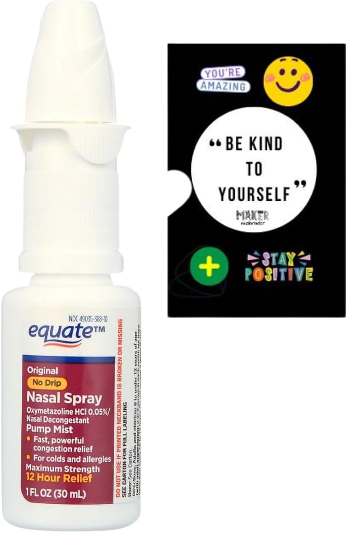 12 Hour No Drip Nasal Spray for Easy Breathing