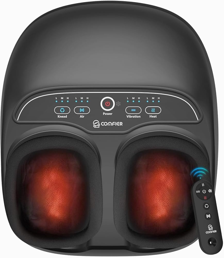 COMFIER Shiatsu Foot Massager with Heat for Ultimate Relaxation
