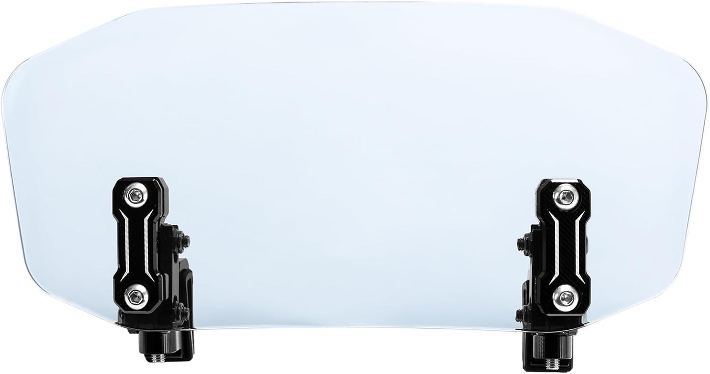 KEMIMOTO Motorcycle Windshield Extension for Enhanced Comfort