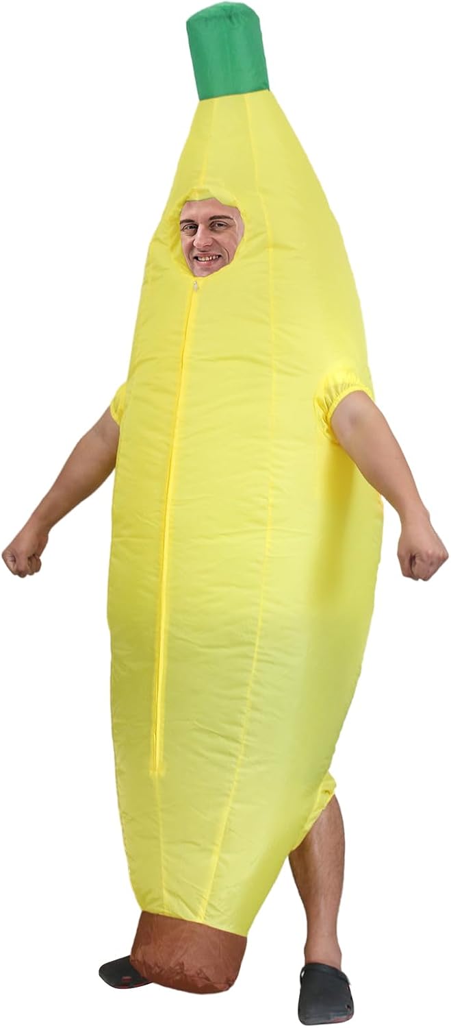 Inflatable Banana Costume for Adults - Fun Halloween Outfit