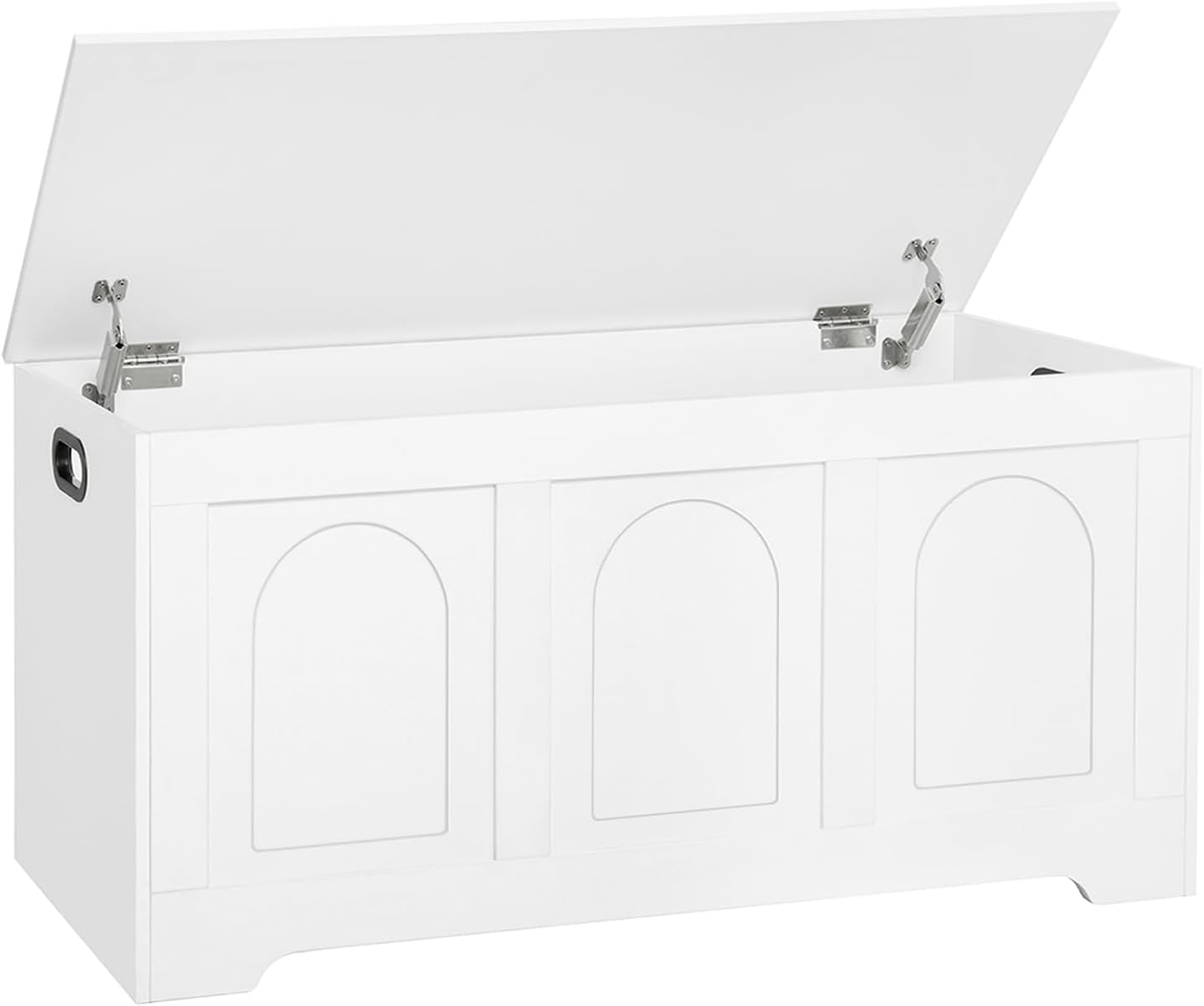 DINZI LVJ Wooden Storage Chest with Safety Hinges for Home Use