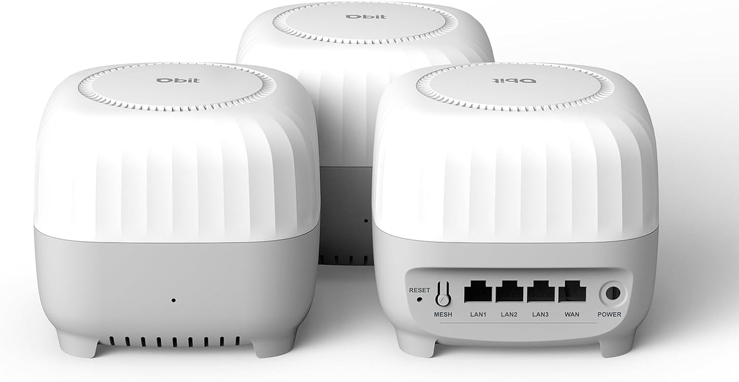 DBIT AC1200 Whole Home Mesh WiFi System for Seamless Coverage