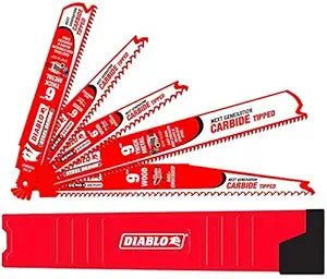 Freud Diablo Carbide Reciprocating Saw Blade Set for Precision Cuts