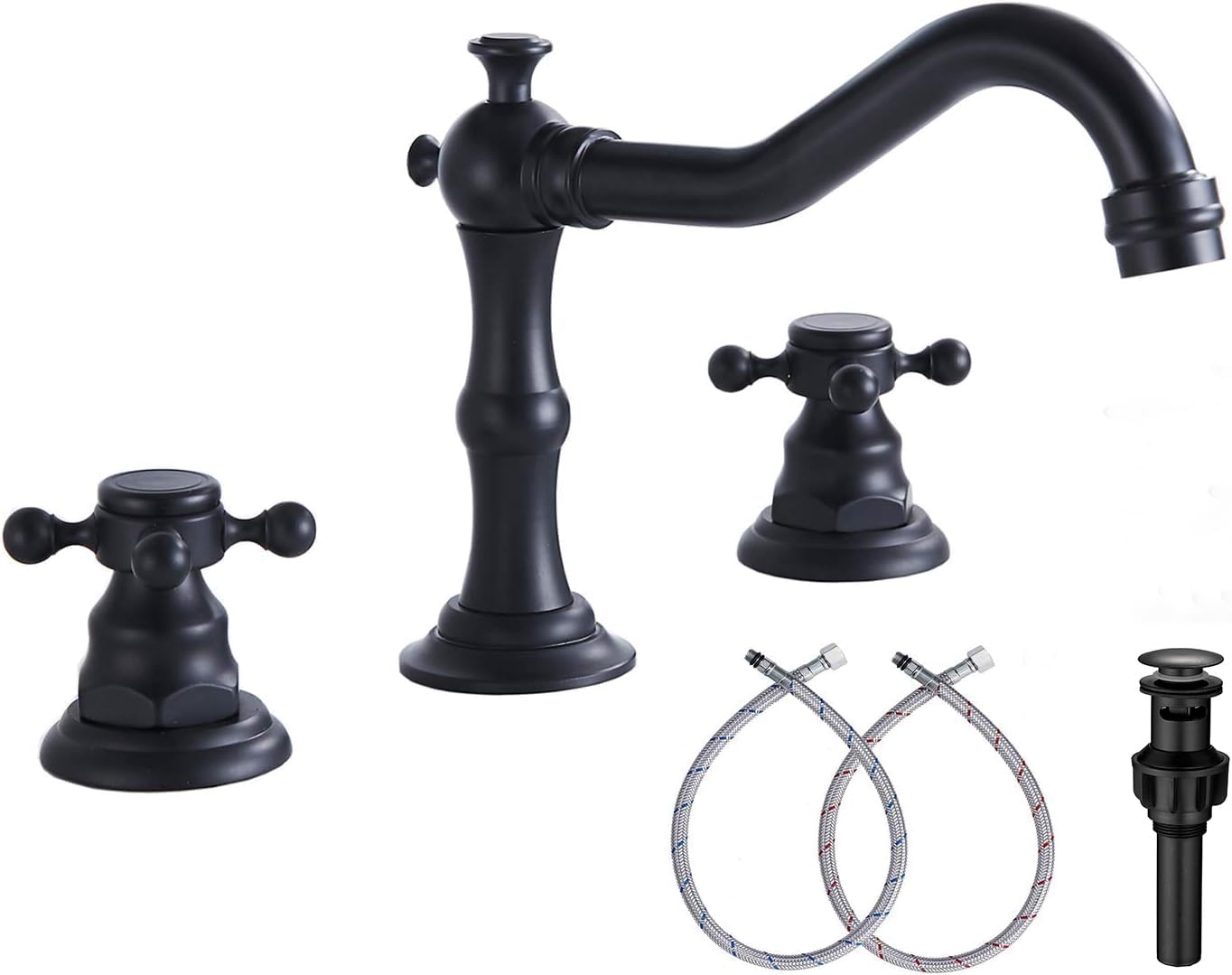 GGStudy Black Bathroom Faucet for Stylish and Functional Design