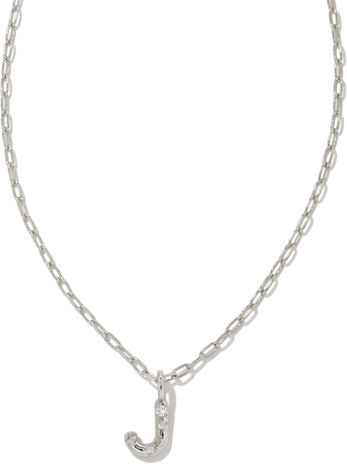 Kendra Scott Crystal Letter Short Pendant Necklace for Women
