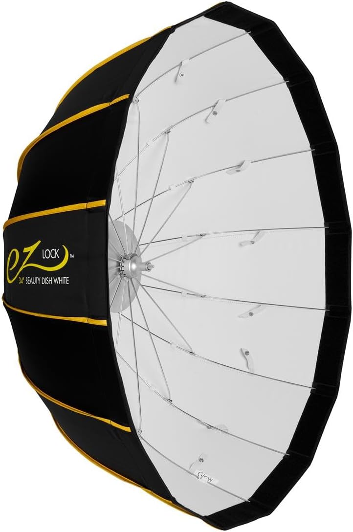 Glow EZ Lock 34 Collapsible White Beauty Dish Softbox Review