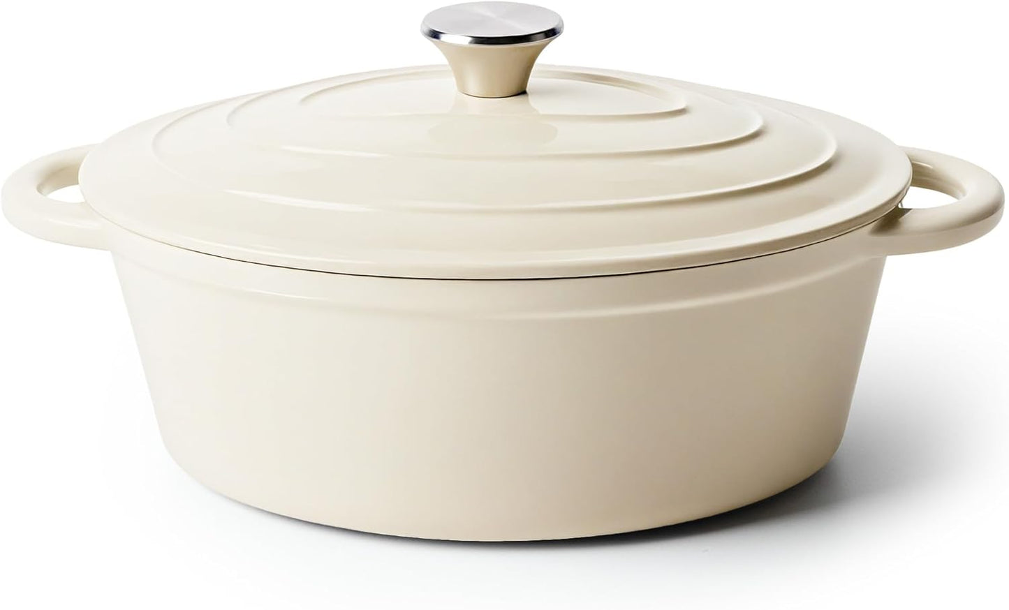 Oval Dutch Oven for Bread Baking, 4.5 Quart Non Stick Pot