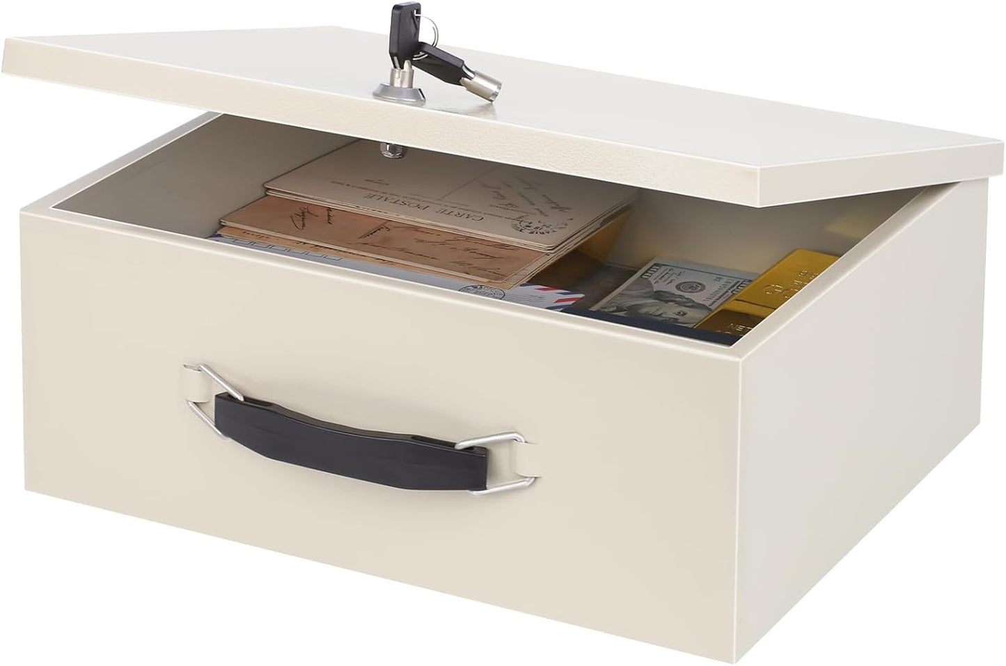 xydled Fire Resistant Safe Box for Home Office Security Storage