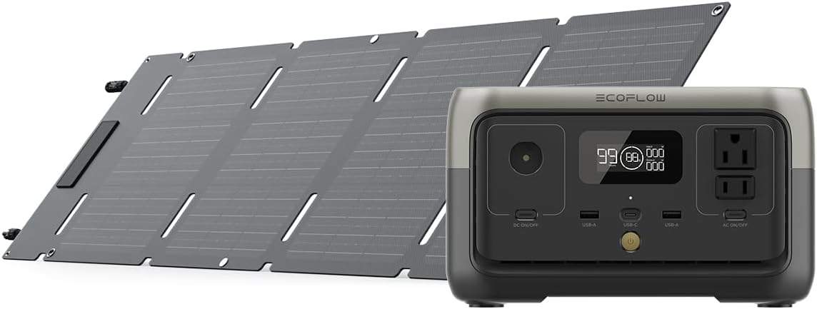 EF ECOFLOW RIVER 2 Power Station: Fast Charging, Portable Solar Generator