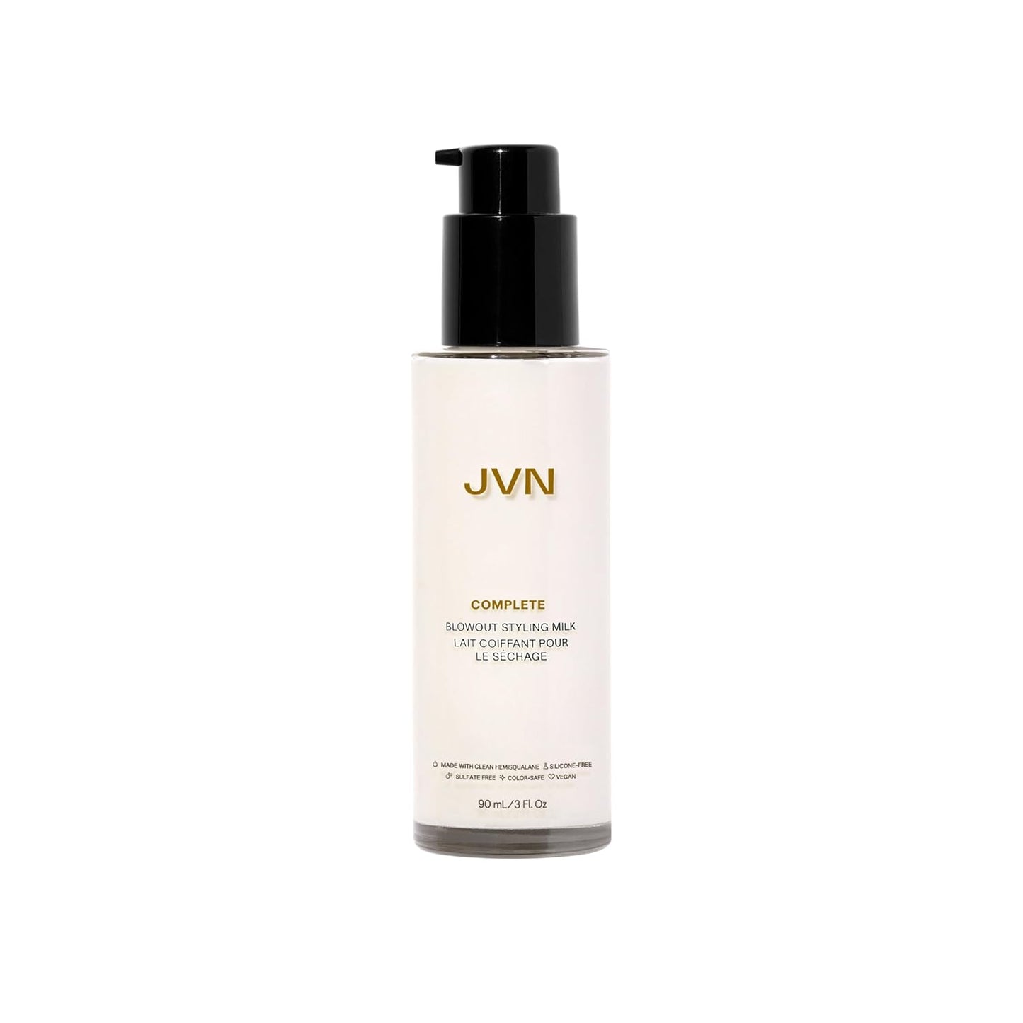 JVN Complete Blowout Styling Milk for Frizz Control and Shine