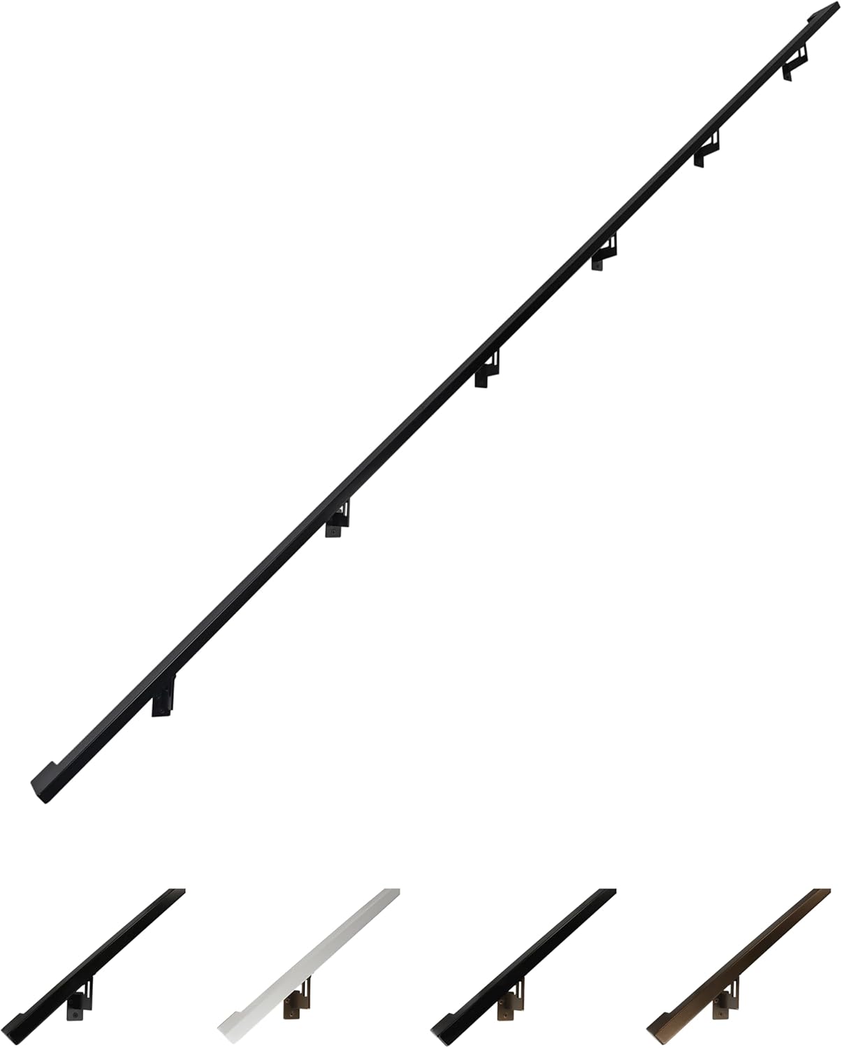 Modern Aluminum Handrail Grab Bar Kit for Stylish Safety