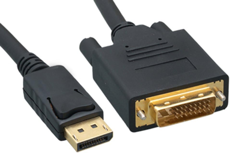 Enhanced Video Quality: Cablelera DisplayPort to DVI Cable 3ft