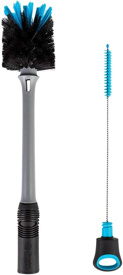 BlenderBottle 2-in-1 Shaker & Straw Cleaner, Easy Cleanup!