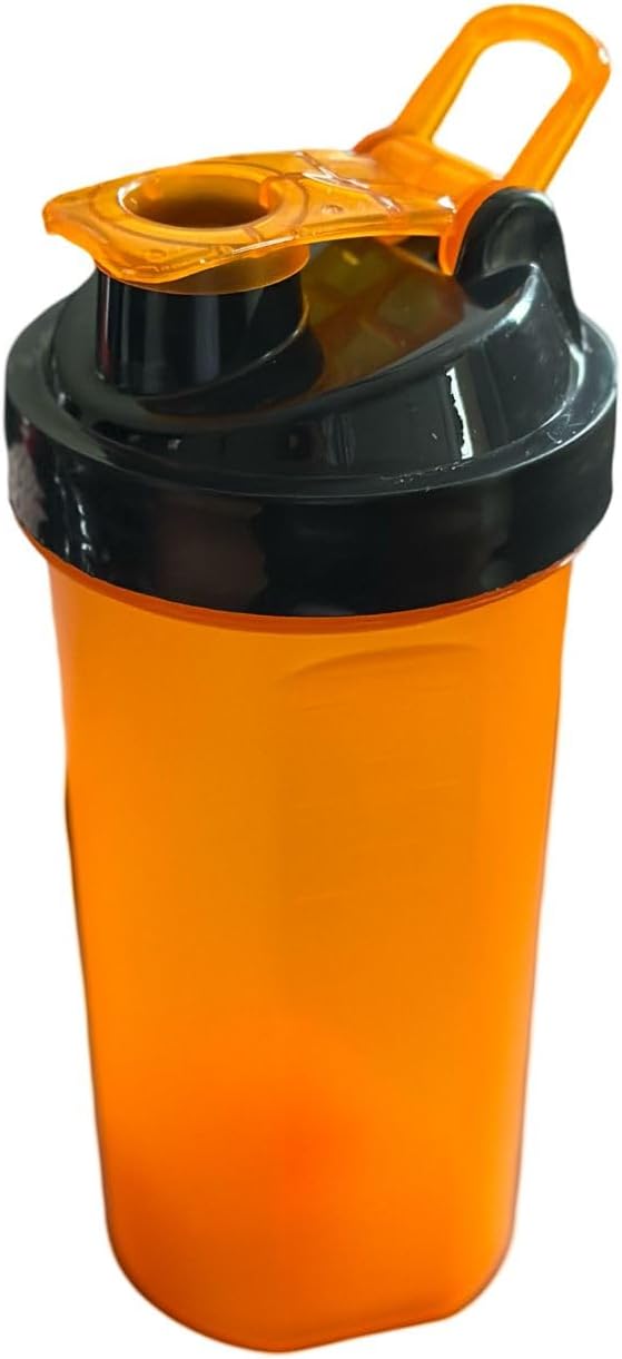 Leak Proof Gym Shaker 700ml: Ideal for Protein Shakes - Orange