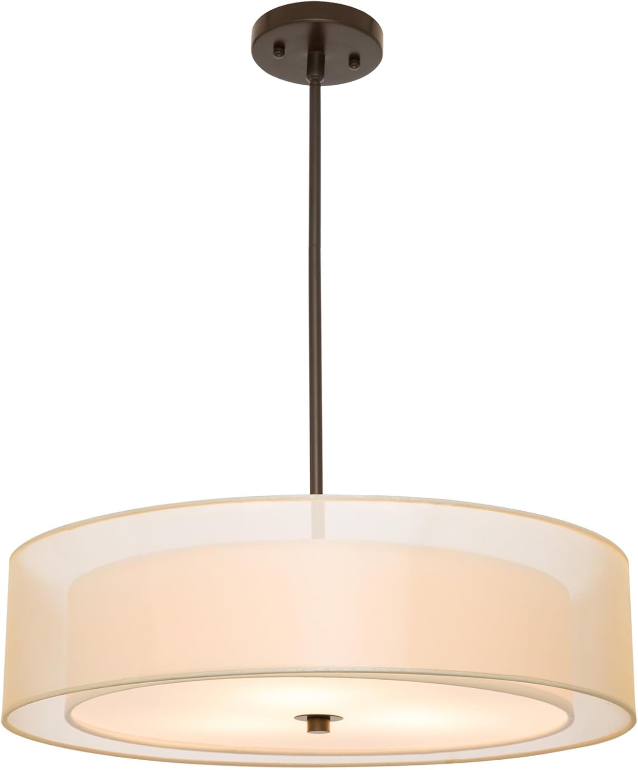 VONLUCE 3-Light Drum Chandeliers for Modern Home Decor