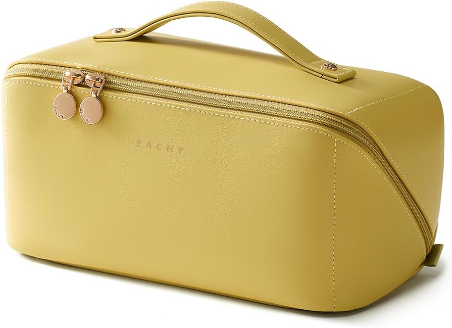 EACHY Travel Makeup Bag: Large Capacity Waterproof Pouch