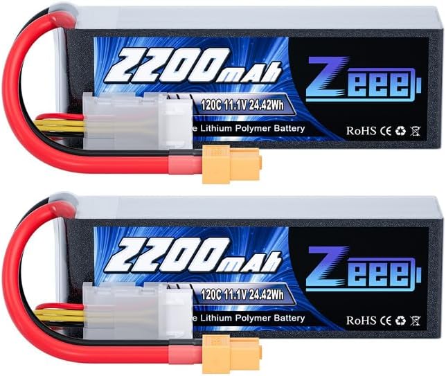 Zeee 3S 120C 2200mAh Lipo Battery for RC Models and Drones