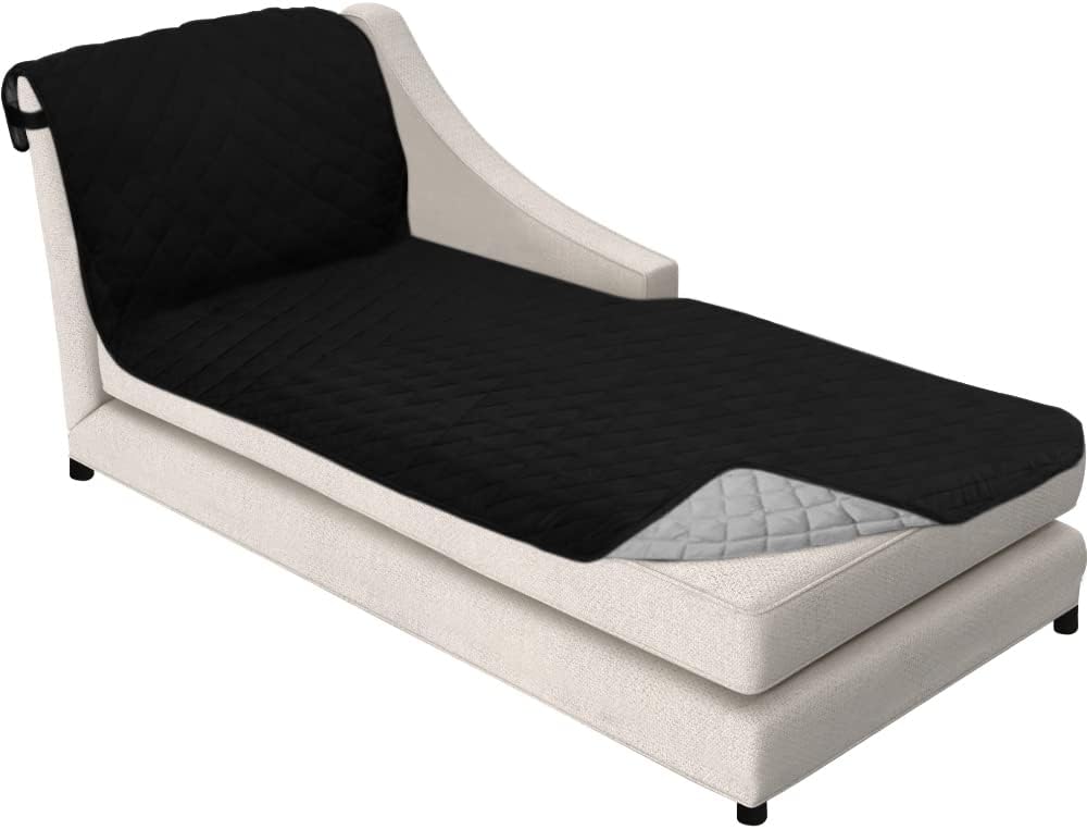 Sofa Shield Chaise Slip Cover for Pets, Stain Resistant Design