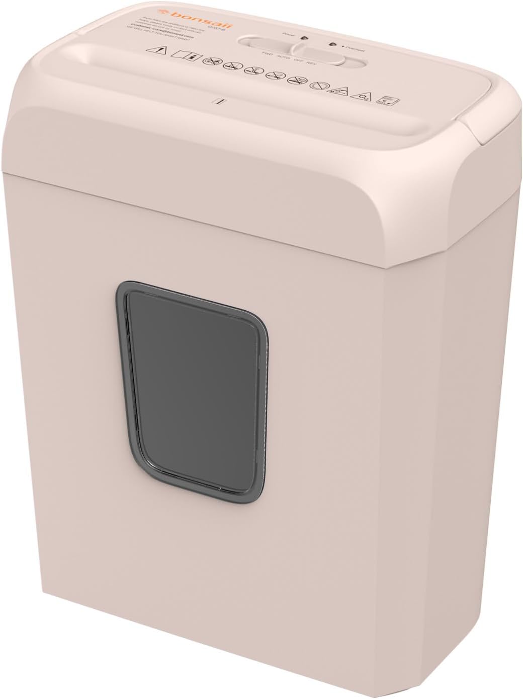 Bonsaii 6-Sheet Cross-Cut Shredder for Home and Office Use