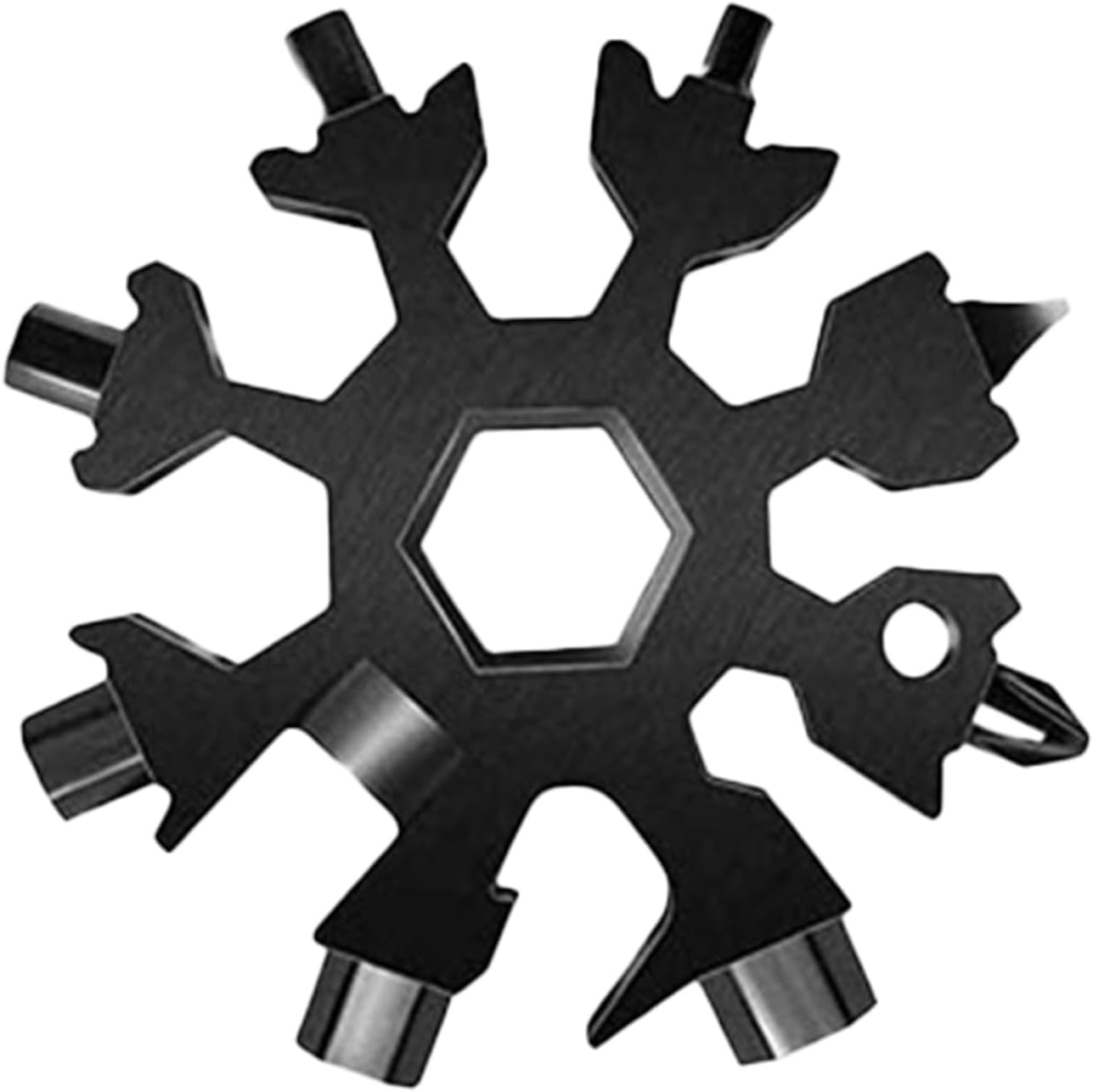 Snowflake Multi Tool | 18-in-1 Keychain Screwdriver Wrench | Compact Pocket Tool