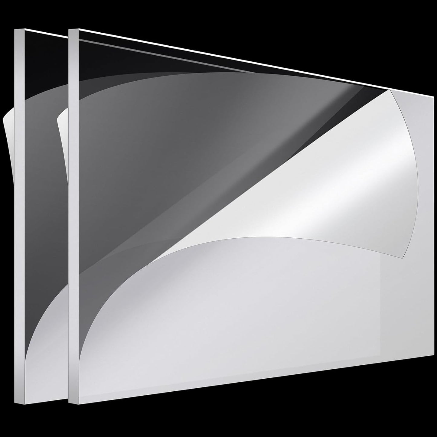 Clear Acrylic Sheets for Crafting and Display Projects
